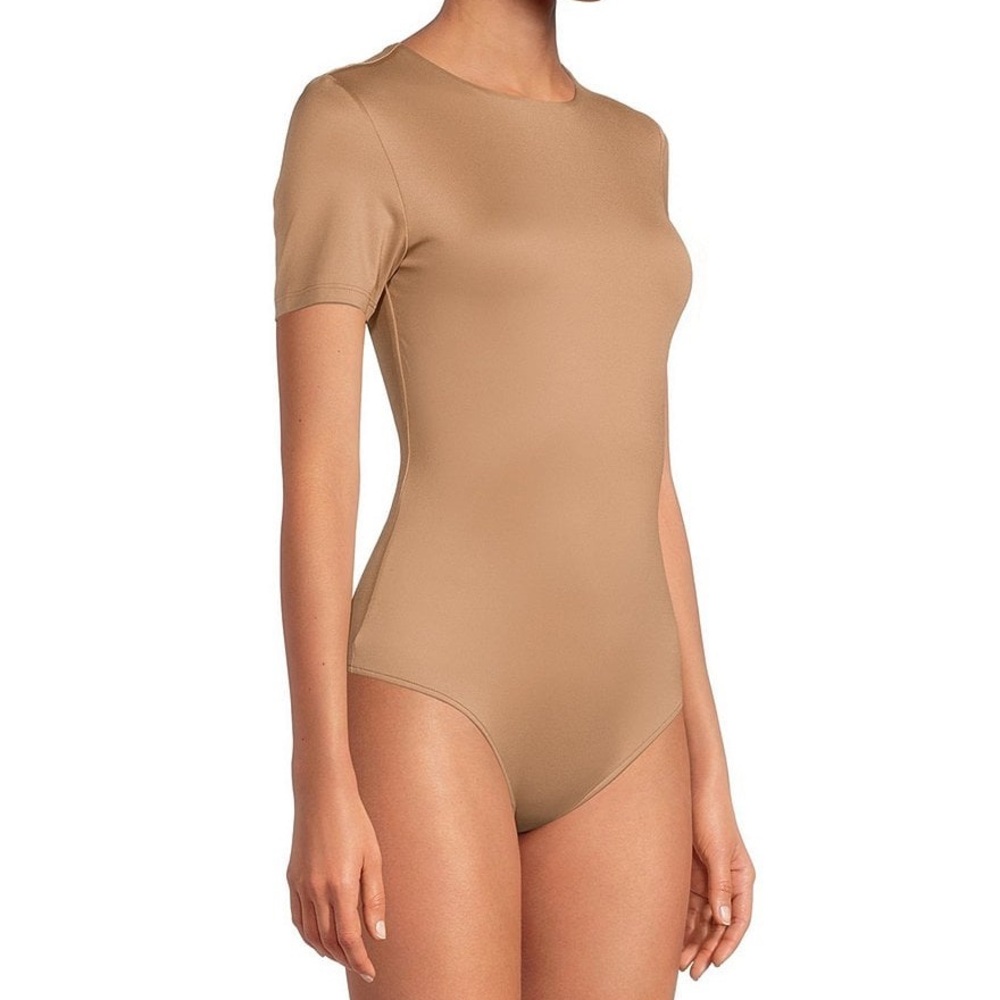 Gianni Bini Women's Tan Basic Essential Bodysuit- Dillards 

Great for work!